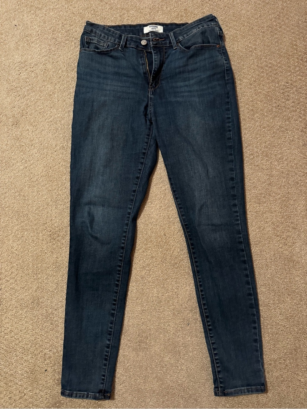 Denizen by Levi’s Size 28x30 Dark Indigo Women's High Rise Skinny Jeans
